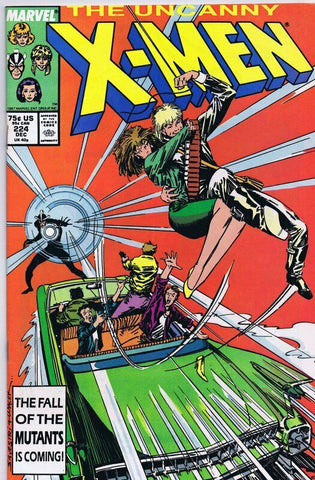 X Men #224 ORIGINAL Vintage 1987 Marvel Comics  