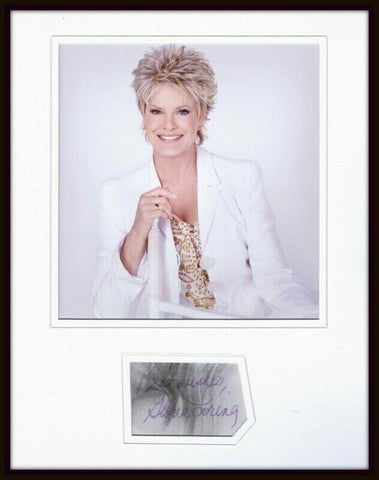 Gloria Loring Signed Framed 11x14 Photo Display JSA Days of Our Lives