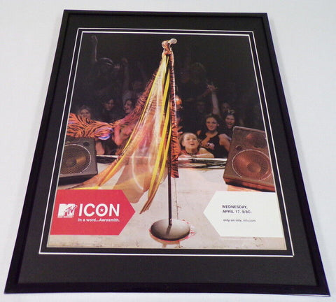 Aerosmith 2002 MTV Icon Framed 11x14 ORIGINAL Advertisement Steven Tyler