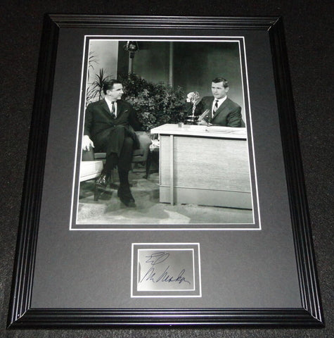 Ed McMahon Signed Framed 11x14 Photo Display Tonight Show w/ Johnny Carson