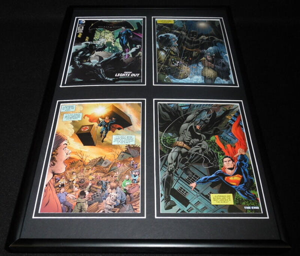 Batman v Superman Lights Out Framed 11x14 Comic Book Display 