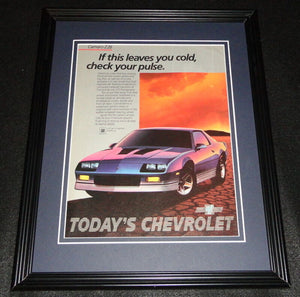 1982 Chevrolet Camaro Framed 11x14 ORIGINAL Advertisement