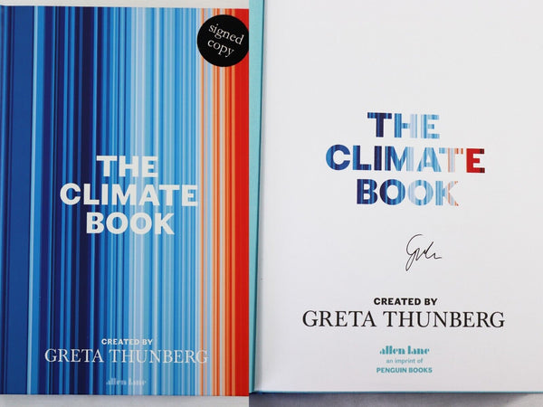 Greta Thunberg Signed Hardcover The Climate Book