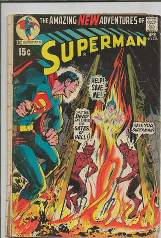 Superman #236 ORIGINAL Vintage 1971 DC Comics 