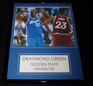 Draymond Green Flexing at Lebron James Framed 11x14 Photo Display Warriors