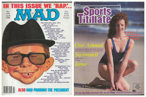 ORIGINAL Vintage Apr 1988 Mad Magazine #278 Rap Issue