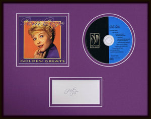 Patti Page Signed Framed 11x14 Golden Greats CD & Photo Display