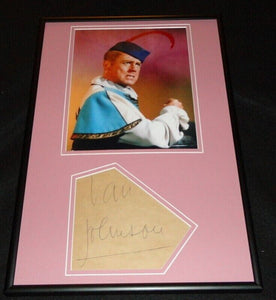 Van Johnson Signed Framed 12x18 Photo Display Batman Minstrel