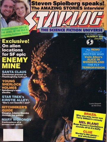 ORIGINAL Vintage January 1986 Starlog Magazine #102 Enemy Mine Mel Blanc