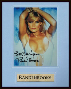 Randi Brooks Signed Framed 11x14 Photo Display Wizards and Warriors