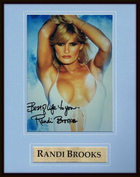 Randi Brooks Signed Framed 11x14 Photo Display Wizards and Warriors