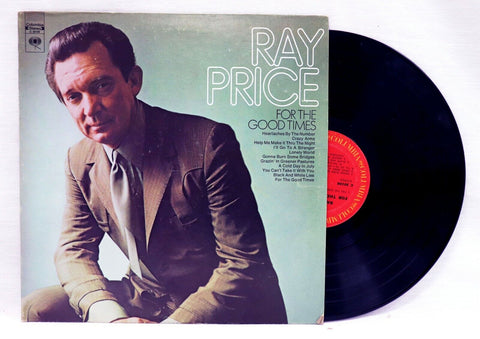 VINTAGE Ray Price - For The Good Times LP Vinyl Record Album C-30106