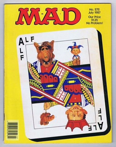 ORIGINAL Vintage 1987 Mad Magazine #272 NBC ALF