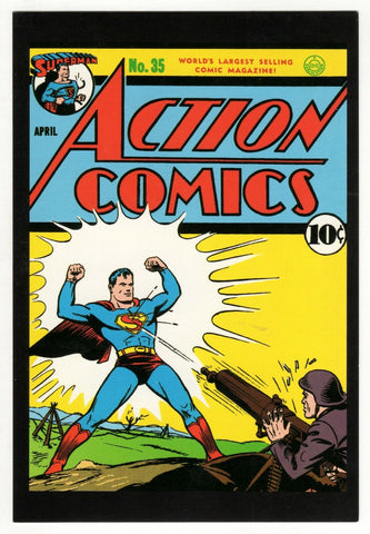 Action Comics #35 4x5" Cover Postcard 2010 DC Comics Superman