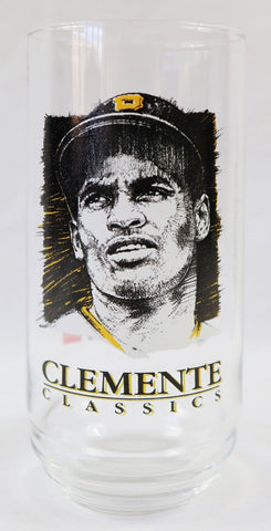 VINTAGE 1994 Eat'n Park Roberto Clemente Commemorative Glass 12 Gold Gloves