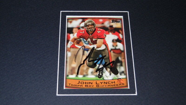 John Lynch Signed Framed 11x17 Photo Display Broncos Bucs 49ers