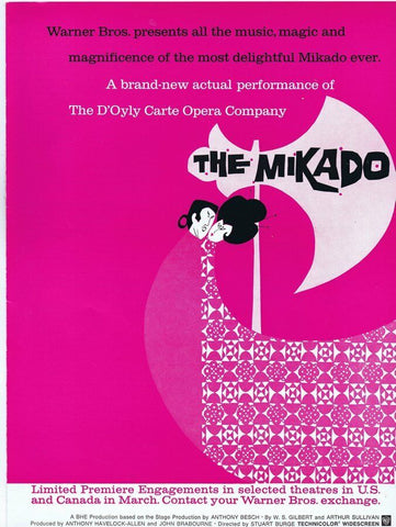 1966 The Mikado ORIGINAL Vintage 9x12 Industry Ad 