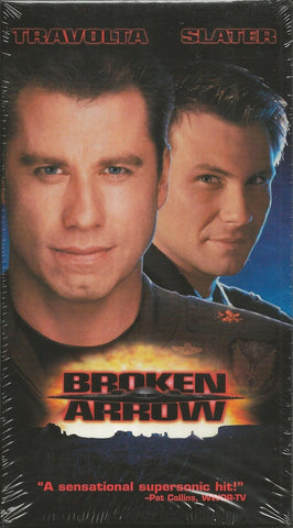 Broken Arrow VINTAGE VHS Cassette John Travolta Christian Slater