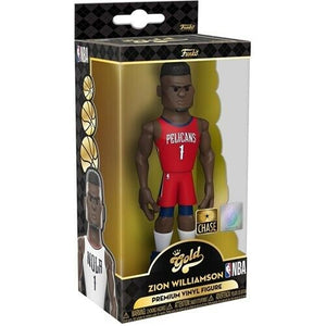 NEW SEALED 2022 Funko Gold NBA Pelicans Zion Williamson 5" Action Figure CHASE