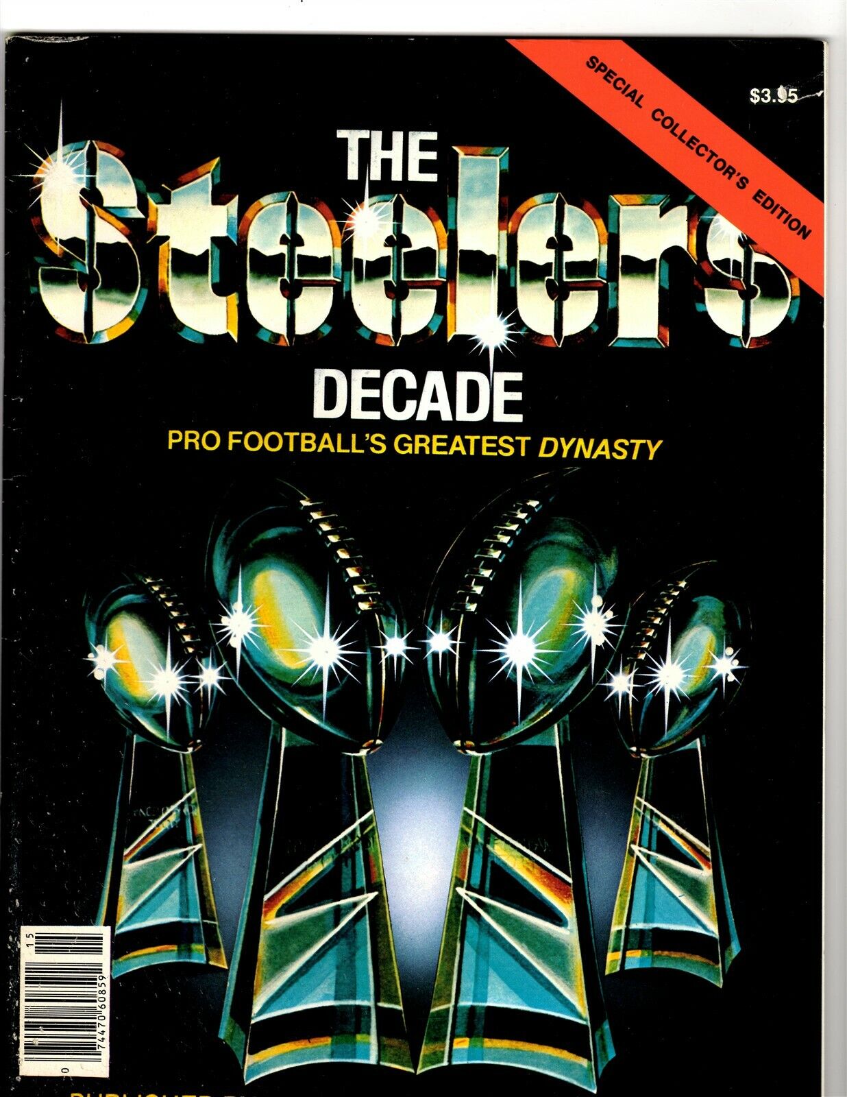 VINTAGE 1981 The Pittsburgh Steelers Decade Magazine