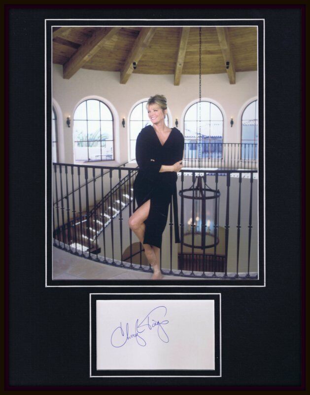 Cheryl Tiegs Signed Framed 11x14 Photo Display 