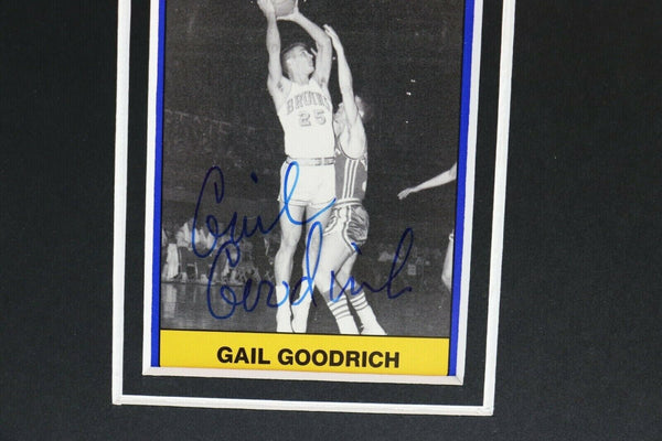 Gail Goodrich Signed Framed 16x20 Photo Display LA Lakers UCLA