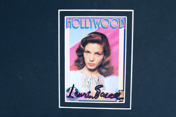 Lauren Bacall Signed Framed 16x20 Photo Display JSA