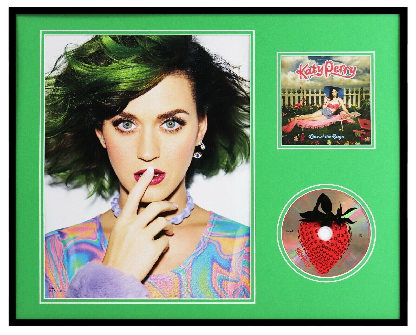 Katy Perry Framed 16x20 One of the Boys CD & Photo Display