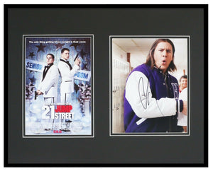 Channing Tatum Signed Framed 16x20 Photo Set AW 21 Jump Street