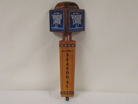 ORIGINAL Vintage Samuel Sam Adams Seasonal Winter Beer Tap Handle