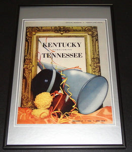 1953 Tennessee vs Kentucky Football Framed 10x14 Poster Official Repro