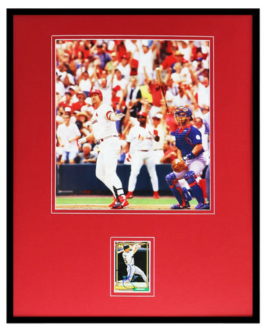 Mark McGwire Signed Signed Framed 16x20 Photo Display JSA Cardinals 61st HR