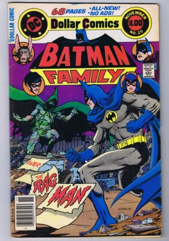 Batman Family #20 ORIGINAL Vintage 1978 DC Comics Final Issue