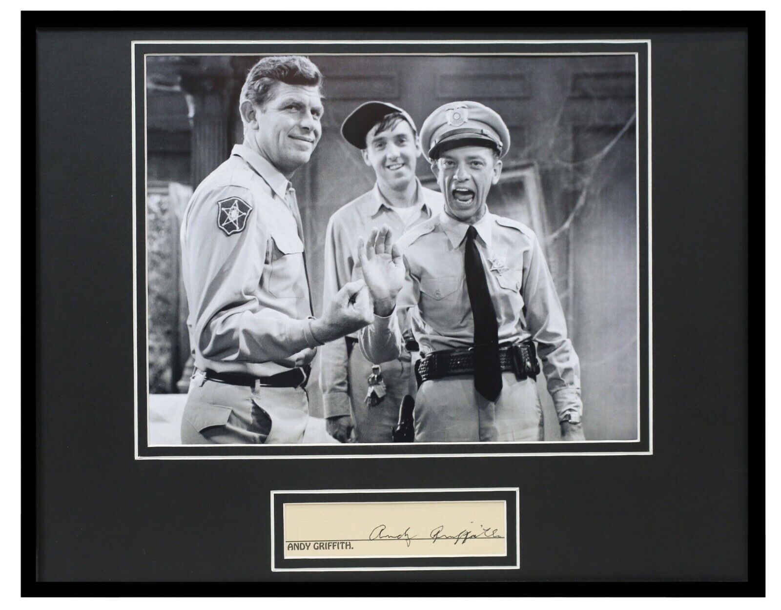 Andy Griffith Signed Framed 11x14 Photo Display AW  