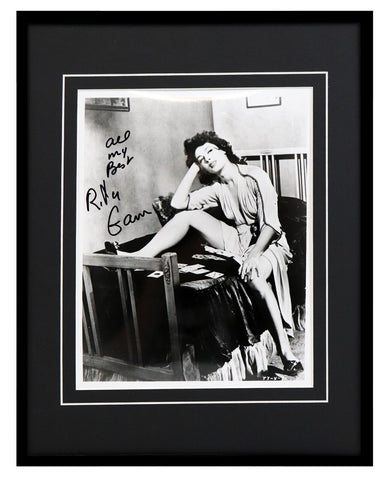 Rita Gam Signed Framed 11x14 Photo Display 