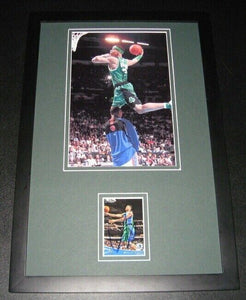 Gerald Green DUNK CONTEST Signed Framed 11x17 Photo Display Celtics