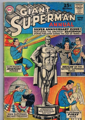 Superman Annual #7 ORIGINAL Vintage 1963 DC Comics 