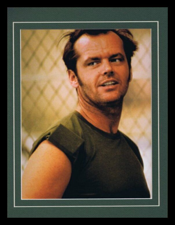 One Flew Over the Cuckoo's Nest Jack Nicholson Framed 11x14 Photo Display  