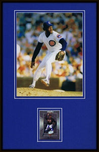 Lee Smith Signed Framed 11x17 Photo Display Cubs