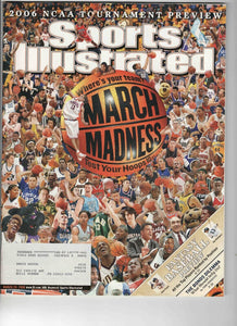 Mar 20 2006 Sports Illustrated Magazine NCAA March Madness