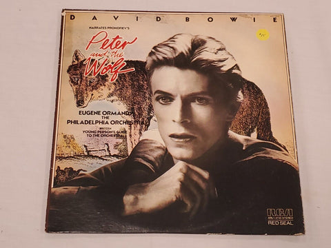 VINTAGE David Bowie Narrates Peter and the Wolf Vinyl LP Record Album