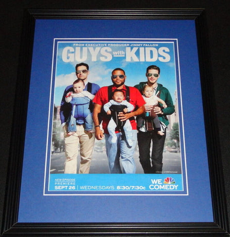 Guys with Kids 2012 Premiere Framed ORIGINAL Vintage Advertisement NBC