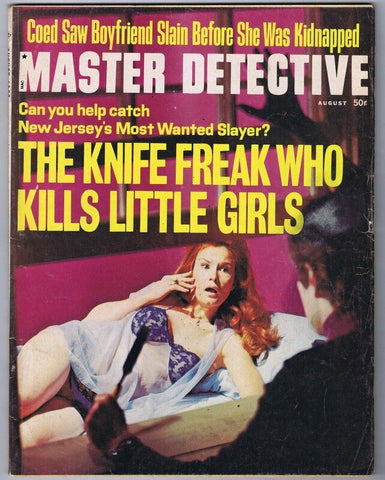 ORIGINAL Vintage August 1972 Master Detective Magazine GGA