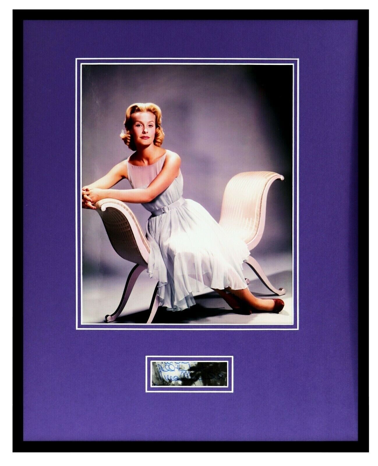 Dina Merrill Signed Framed 16x20 Poster Photo Display JSA