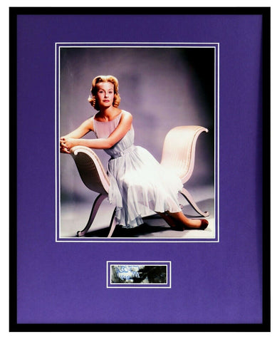 Dina Merrill Signed Framed 16x20 Poster Photo Display JSA