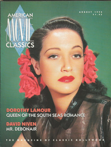 ORIGINAL Vintage Aug 1992 AMC Magazine Dorothy Lamour Bing Crosby Bob Hope