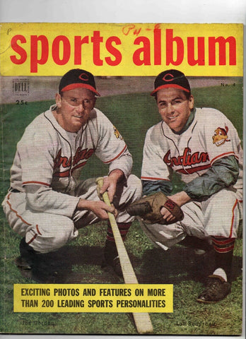 VINTAGE 1949 Dell Sports Album Magazine Joe Gordon Lou Boudreau Indians