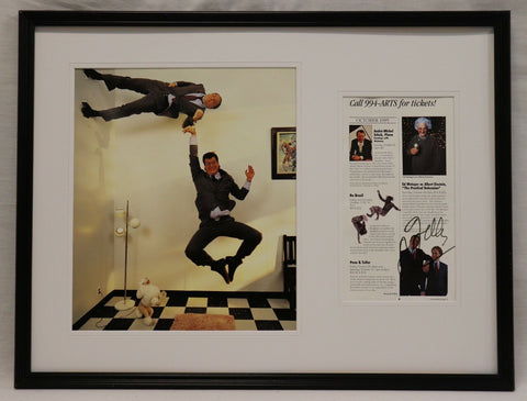 Penn & Teller Signed Framed 18x24 Photo Set