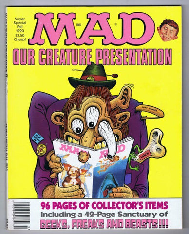 ORIGINAL Vintage 1990 Mad Magazine Super Special Creature Presentation