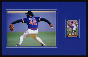 Lee Smith Signed Framed 11x17 Photo Display Cubs 